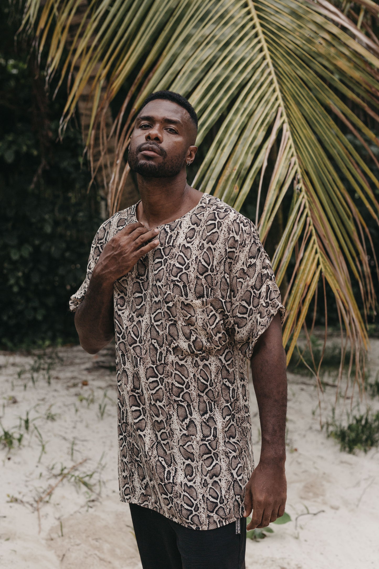 Remera Nauru print