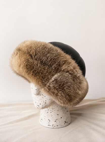 gorro con peluche