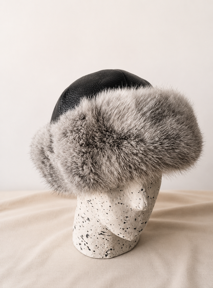gorro con peluche