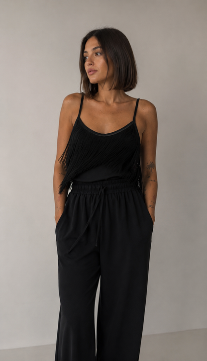 Blusa Artemisa flecos